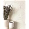 Newroom Carta da Parati TNT Beige Motivo ad Archi Art Déco Soggiorno