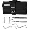 MULTIPICK G-Pro Starter Lockpicking Set - Lame intercambiabili per bandiera - Set professionale - Lockpick Tool - Blocco Picks - Blocco Picks - Kit da picking