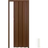 Paluplus Porta a Soffietto in PVC, Misura 214x84 cm, Spessore 3 cm, Senza Serratura con Chiusura Magnetica, Porta Interna con Maniglia -2711F (Rovere Venato)