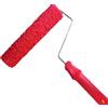 BELOWSYALER Rullo pennello con motivo texture, rullo composto per parete, pennello per parete, rullo per stucco per applicare stucco e stendere intonaco, strumento di pittura rullo per parete