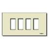Vimar Serie 8.000 - Placca 4 Modulo resina pres Serie 8000. Avorio