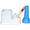 MG - MIGNOGNA GIANLUIGI - LAVORAZIONE AR Contenitore per colla con pennello porta mastice cere coloranti appretti, Dimensione: Medium