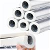Generico Tubo Isolamento Schiuma, Guaina di Isolato Tubi Clima D 22-89mm - Guaina Termica per Tubi Acqua e Climatizzazione, Copri Tubi Caldaia con Foglio Alluminio Antigelo(60mm*15mm*100cm)