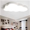 AHQX Luci Per Bambini Nuvole Plafoniera LED Plafoniera Ultra Sottile Moderna Del Fumetto Creativo 28 Watt Luce Romantica Della Lampada Ragazzi Bianchi 3000K Camera Tudio Della Sala Pranzo Ufficio Ragazze