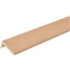 Hobby Legno - Coprifilo Rivestito In Legno Di Tanganica Non Verniciato mm. 70X10X2250 Ala 25 (Prezzo Per ml. 11, 25)