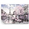 ARTTOR Carta da Parati in TNT 300x210 cm Architettura Persone - 3149 - WF1 | Parigi Sentiero Illustrazione Standard Fotomurale Moderno Decorazione da Parete Murale da Parete Per Soggiorno ARTTOR