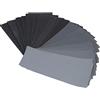 Yctze Kit Set di Carta Vetrata a Umido secco: Fogli di Levigatura a Grana 120 a 3000 per Lucidare il Legno e il Metallo Ottimizzati (Set di 42 pezzi)