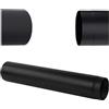 BG INVEST Tubo Fumi per Stufa Ø 200 mm Nero - Lunghezza 1 m 1000 mm - Acciaio Spesso 2 mm - Condotto per Evacuazione Fumi ad Alta Temperatura, Ermetico e Resistente - Per Stufe a Legna, Camini e Inserti