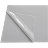 B&T Metall Vetro acrilico bianco tinto piano 3,0 mm di spessore piastra in plastica PMMA bianca su entrambi i lati con pellicola protettiva, taglio su misura fino a 400 x 1000 mm (40 x 100 cm)