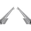 BRASOM Ladegeleiders BRASOM - Guide estraibili con supporto per cassetti, 2 pezzi, 500 mm, estrazione per carichi pesanti 250 kg, 20 pollici, sistema a guide per cassetti, con cuscinetti a sfera
