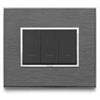 Vimar Serie eikon evo - Placca 4 moduli pietra serie eikon ardesia