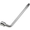 Yuanpgky Chiave professionale per ruote da 17/19/21 mm, resistente, con dado esagonale, chiave a bussola, strumento manuale per auto, con manico estensibile, per cambio e riparazione pneumatici (17 mm