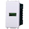 A2ZWORLD Modulo Caricatore Presa USB Da Muro 5V 2,1A Bianco Compatibile Con Vimar Plana