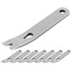 Somoke 8 pezzi Mini Pry Bar Stainless Steel Flat Multifunction Small EDC Crowbar Survival Opener Tool Set