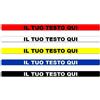 Haberdashery Online 4 Adesivi di sicurezza personalizzati con pellicola protettiva, ideali per il pavimento. Disponibile in vari colori