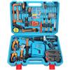 Generic Kit Trapano Avvitatore a Batteria, Avvitatore con 2 Batterie da 18V, Trapano 54 in 1 con Attrezzi e Inserti, Trapano a Percussione per Casa Bricolage Fai da Te