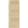 DecoMeister Porte a Lamelle in Legno 394x993 mm Confezione da 1 - Porta Lamella Pino Massiccio - Anta per Armadio a Persiana Aperta - Frontali Mobili e Antine per Guardaroba - Legno Naturale Grezzo
