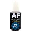 Alex Flittner Designs Pennarello a vernice RAL 5003 blu zaffiro lucido 20 ml penna di riparazione acrilico vernice per ritocco riparazione legno metallo mobili bagno
