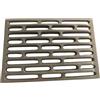 Fonderia Bongiovanni | Griglia in Ghisa | Griglia per Camino | Stufa Pellet | Barbecue Fondello per Cenere | 29x19,5 cm |Smussata ai Bordi