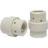 Trafimet Distribuzione gas per maggior parte MIG MAG Bruciatore in grande scelta Ceramica/Plastica/Silicone/High Tech - Plastica bianca per 24/240, 10 Stück