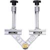 Rainorning Supporto per Saldatura Tubi Regolabile 10-180°, Morsetto di Allineamento Tubi ad Angolo Retto a Sgancio Rapido, Apertura 100mm (TCA2-L)