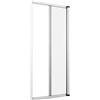 Generico Zanzariera laterale, Kit riducibile su misura. Zanzariera per porta finestra (BIANCO, L:140 X H:250)