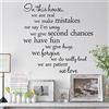 CTOBB Adesivo da parete in vinile con scritta % in this house we are real home, per soggiorno, sfondo decorativo