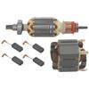 Zilimontt Kit di ricambio rotore e statore con 4 spazzole di carbone compatibile con martello elettrico Makita HR4001C HR4010C HR4011C HR4003C HR4013C, armatura inclusa