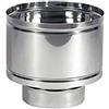 MADE IN ITALY Antivento A Botte Acciaio Inox AISI 304 5/10 COMIGNOLO CAPPELLO FUMAIOLO Attacco Tondo 100 Maschio