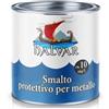 Halvar vernice antiruggine per ferro satinato marrone RAL 8000-8028 vernice per ferro smalto alchidico extra resistente Resistente alle intemperie e protezione duratura per il metallo (1 L, RAL 8015 Marrone