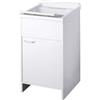 Negrari 9006K Lavatoio Lavapanni in Resina, Interno/Esterno, Bianco, 85 x 50 x 45 cm