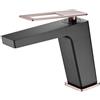 i-mex Rubinetto lavabo Imex Svezia Nero Oro Rosa BDC032-1NOR