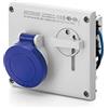 Scame Omnia - Presa corrente incasso IP44 Serie Omnia 2 poli + T16 A 220 V