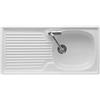 GALAS LAVELLO DI APPOGGIO IN CERAMICA CON 1 VASCHETTA 90X45 cm 90 dx sx