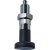 Generic 1 pomello autobloccante a molla per stantuffo, perni di posizionamento, perno di bloccaggio, vite a filettatura fine, stantuffi di indicizzazione, perno di indicizzazione autobloccante (M10)