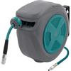 ECD Germany Avvolgitubo Aria Compressa Automatico 15m + 1,5m, con Funzione di Blocco, Attacco 1/4, con Raccordo Rapido, Pressione 15 Bar, Rotazione 180°, Ø12 mm, Arrotolatore per Montaggio a Parete