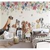 XLMING Carta Da Parati 3D Con Animali Per Cani Carta Da Parati Artistica Carta da Parati 3D Divano TV Fotomurali Poster Murale Soggiorno Camera Letto-200cm×140cm