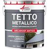 ARCANE INDUSTRIES Guaina liquida per tetti in lamiera, Vernice impermeabilizzante ARCAROOF ANTICO - 20 kg Nero Bluastro - ARCANE INDUSTRIES