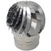 EINSIDE Comignolo girevole, Cappello eolico per camini in acciaio inox AISI 304, Base tonda ø 100 mm (specifico per fosse settiche)