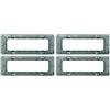 ZOREI Supporto Compatibile Con Vimar Plana, Supporto Per Scatola 502 503 504 507 (4, 7 Moduli/Posti)