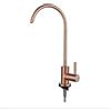 XDSMB Rubinetto Cucina, Rubinetto Depuratore Acqua Monocomando A Collo Di Cigno Rubinetto Osmosi Inversa 1 Via,oro Rosa
