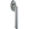 HOPPE BREST - Maniglia per finestra Secustik 90°, 7 x 32-42 mm, Simil Inox F9, rif. 10761111