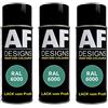 Alex Flittner Designs - Vernice spray per auto, 3 pezzi, RAL 6000 PATINAGRUEN lucido