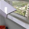 ZIMGOD Davanzale Interno Finestra Davanzali con Finitura in Marmo, Piastra per Finestre Bianche Pure per Arredamento Camera da Letto, Piastra Di Copertura per Finestre Personalizzabile per Ristrutturare Vecc