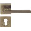 Domino Maniglia Jane-QR M3 in ottone PZ Cilindro profilo [Cilindro a Profilo]