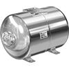 Wiltec Vaso di espansione 50 l orizzontale acciaio inox per impianti idrici, sistemi autoclave, membrana EPDM