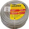 MAURER Fune in Metallo Zincata in Matassina da 50 Metri Ø 3 mm Maurer