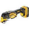 DEWALT DCS355M2-QW Utensile Multifunzione 18V, 2 batterie 4.0 Ah, Valigetta TSTAK