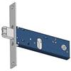 Omec Art. 395 SERRATURA PER FASCE rullo regolabile 2 mandate Frontale Inox Cilindro ovale non incluso - E - 60