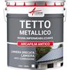 ARCANE INDUSTRIES Guaina liquida per tetti in lamiera, Vernice impermeabilizzante ARCAROOF ANTICO - 20 kg Bianco - ARCANE INDUSTRIES